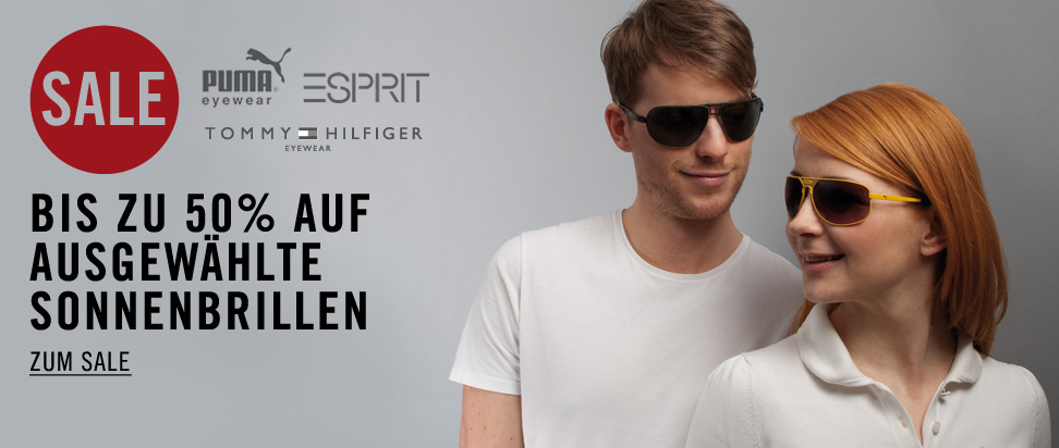 Sonnenbrillensale bei Esprit und Puma